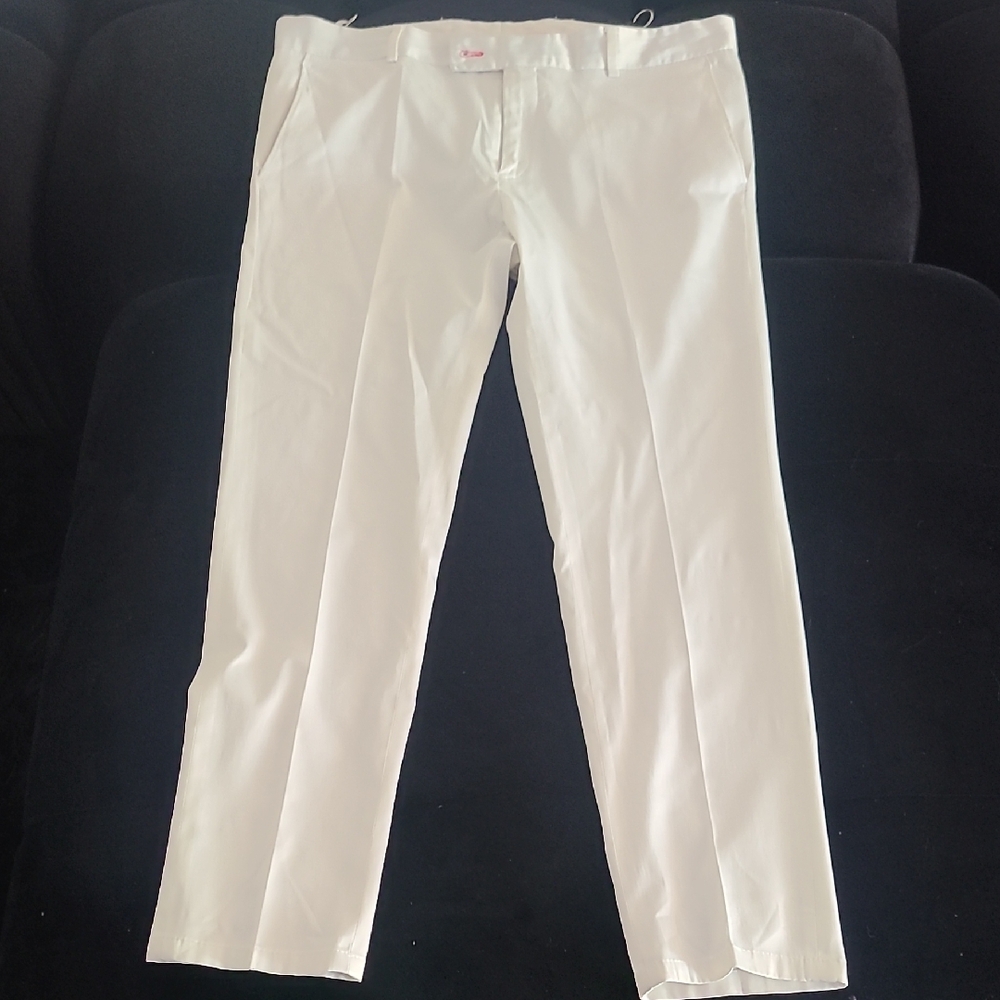 Amazon White Chinos Classic Cotton Blend Pants For Men